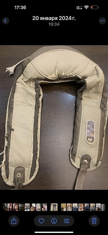 Массажёр для плеч и шеи (электрический, сетевой). - U‑образная at lalafo.kg Массажёр для плеч и шеи (электрический, сетевой). - U‑образная