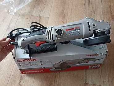 Жасалгалоочу шаймандар: БОЛГАРКА 125о. Угловая шлифовальная машина Crown CT13290 с диском lalafo.kg да — 2 Жасалгалоочу шаймандар: БОЛГАРКА 125о. Угловая шлифовальная машина Crown CT13290 с диском — 2