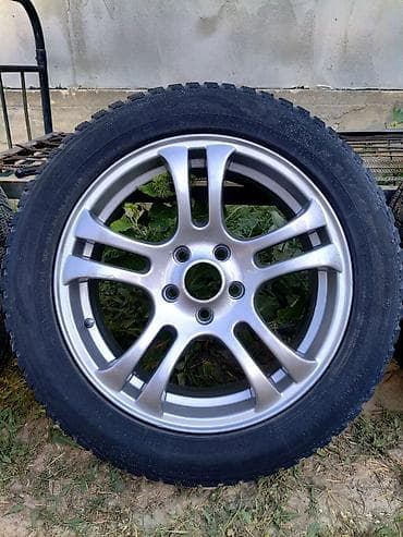 Колеса в сборе 215 / 55 / R 17, Всесезонная, Б/у, Комплект, Легковые, Литые, отверстий - 5 at lalafo.kg Колеса в сборе 215 / 55 / R 17, Всесезонная, Б/у, Комплект, Легковые, Литые, отверстий - 5
