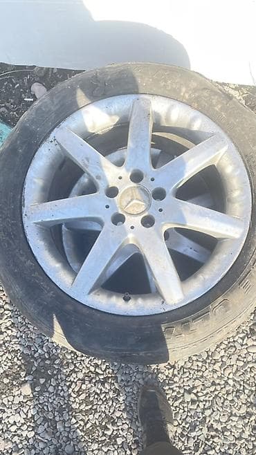 Колеса в сборе R 18, Б/у, 1 шт, Легковые, Литые, отверстий - 5 at lalafo.kg Колеса в сборе R 18, Б/у, 1 шт, Легковые, Литые, отверстий - 5