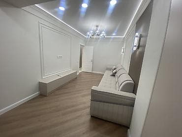 Современная меблировка и отделка для гостиной и кухни в едином стиле at lalafo.kg Современная меблировка и отделка для гостиной и кухни в едином стиле