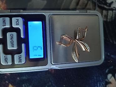 Серьги, Проба 585, Женские, Винтажный стиль, Б/у at lalafo.kg Серьги, Проба 585, Женские, Винтажный стиль, Б/у