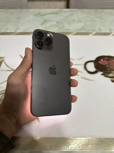 IPhone 13 Pro Max, 256 ГБ, Графит, 77 % at lalafo.kg IPhone 13 Pro Max, 256 ГБ, Графит, 77 %