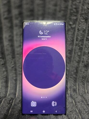 Samsung Note 10 Plus, Б/у, 256 ГБ, цвет - Белый, 2 SIM at lalafo.kg Samsung Note 10 Plus, Б/у, 256 ГБ, цвет - Белый, 2 SIM