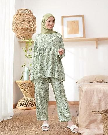 Домашний костюм, Штаны, Муслин, Турция, Лето at lalafo.kg — 6 Домашний костюм, Штаны, Муслин, Турция, Лето — 6