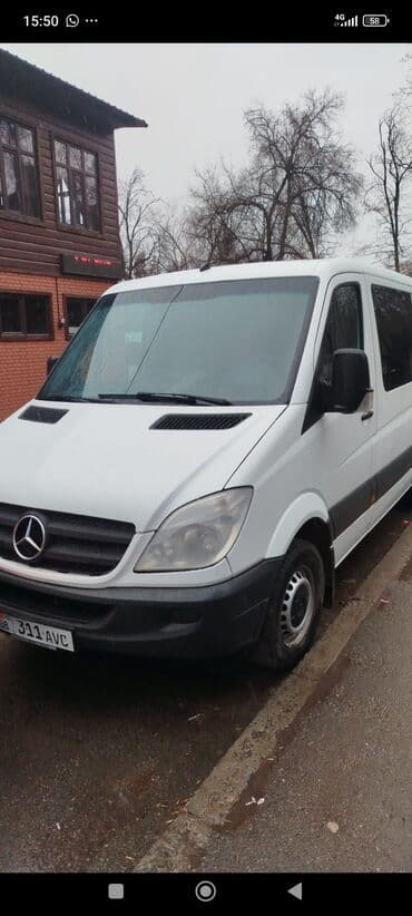 Mercedes-Benz Спринтер: 2010 г., 2.7 л, Автомат, Дизель, Бус at lalafo.kg Mercedes-Benz Спринтер: 2010 г., 2.7 л, Автомат, Дизель, Бус