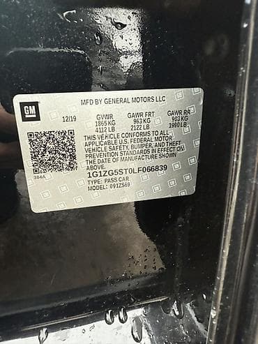 Chevrolet Malibu: 2019 г., Седан at lalafo.kg Chevrolet Malibu: 2019 г., Седан