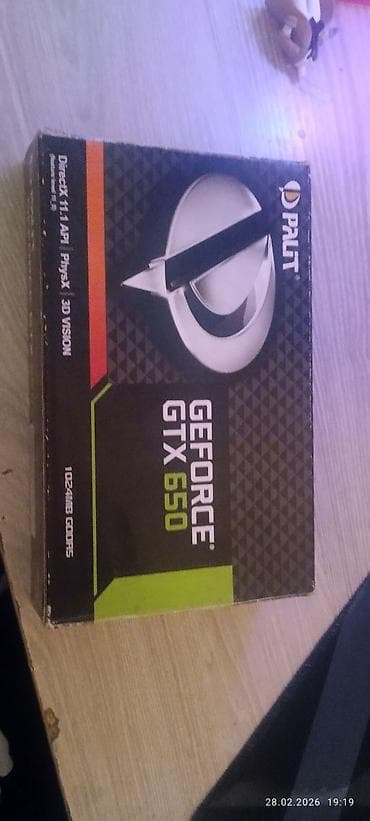 Видеокарта, Б/у, Palit, GeForce GTX, До 2 ГБ, Для ПК at lalafo.kg Видеокарта, Б/у, Palit, GeForce GTX, До 2 ГБ, Для ПК
