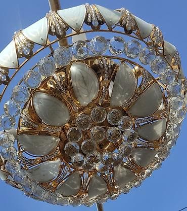 Башка жарыктандыруу: Продаются потолочных, б/у, одинаковых 7 люстр золотистого цвета lalafo.kg да — 3 Башка жарыктандыруу: Продаются потолочных, б/у, одинаковых 7 люстр золотистого цвета — 3