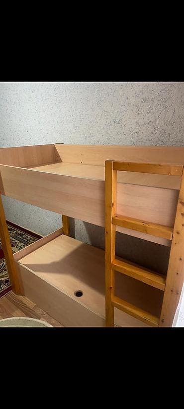 Двухъярусная кровать, Б/у, С выкатной системой at lalafo.kg — 3 Двухъярусная кровать, Б/у, С выкатной системой — 3
