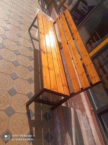 Скамейка Металл, Со спинкой, Без крыши at lalafo.kg Скамейка Металл, Со спинкой, Без крыши