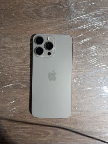 IPhone 15 Pro Max, Б/у, 256 ГБ, Desert Titanium, Зарядное устройство, Защитное стекло, Чехол, 86 % at lalafo.kg IPhone 15 Pro Max, Б/у, 256 ГБ, Desert Titanium, Зарядное устройство, Защитное стекло, Чехол, 86 %