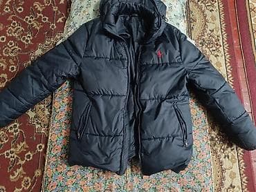 Көйнөктөр: Мужская зимняя пуховая куртка, темно‑синяя - Теплый пуховик с lalafo.kg да — 1 Көйнөктөр: Мужская зимняя пуховая куртка, темно‑синяя - Теплый пуховик с — 1