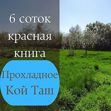 6 соток, Для строительства, Красная книга, Договор купли-продажи at lalafo.kg 6 соток, Для строительства, Красная книга, Договор купли-продажи