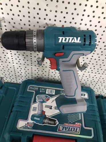 Аккумуляторная дрель-шуруповерт TOTAL at lalafo.kg Аккумуляторная дрель-шуруповерт TOTAL