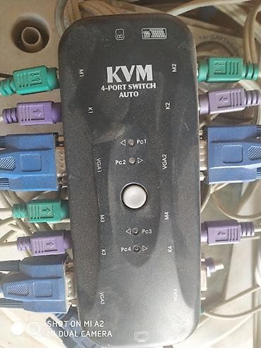 KVM КВМ на четыре сервера at lalafo.kg KVM КВМ на четыре сервера