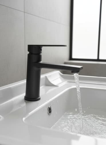 Смеситель для раковины (умывальника) Portobello, однорычажный, матовый at lalafo.kg Смеситель для раковины (умывальника) Portobello, однорычажный, матовый