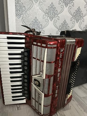 Doninvest: Аккордеон САТЫЛАТ Weltmeister (Германия), красный перламутровый lalafo.kg да — 1 Doninvest: Аккордеон САТЫЛАТ Weltmeister (Германия), красный перламутровый — 1