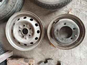 Железные Диски R 14 Пара, отверстий - 5, Б/у at lalafo.kg Железные Диски R 14 Пара, отверстий - 5, Б/у