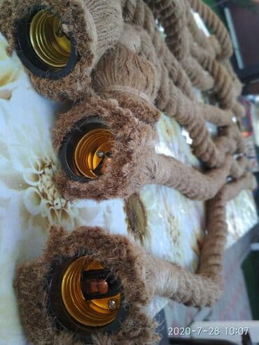 Подвесная канатная лампа. декоративная.комплект 4 шт.
Длина 97см at lalafo.kg Подвесная канатная лампа. декоративная.комплект 4 шт.
Длина 97см