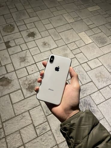IPhone X, Б/у, Белый at lalafo.kg IPhone X, Б/у, Белый