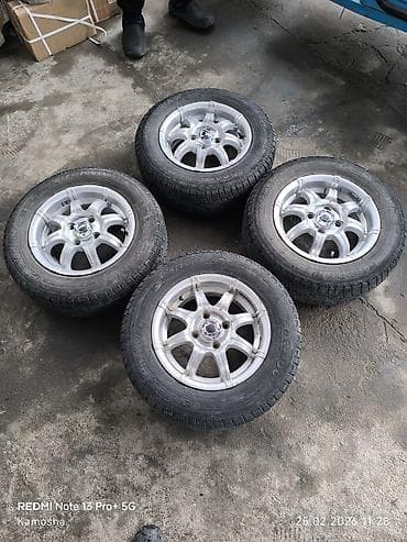 Дөңгөлөктөр монтажда 175 / 70 / R 13, Комплект, Куйма, тешиктери - 4 lalafo.kg да — 1 Дөңгөлөктөр монтажда 175 / 70 / R 13, Комплект, Куйма, тешиктери - 4 — 1