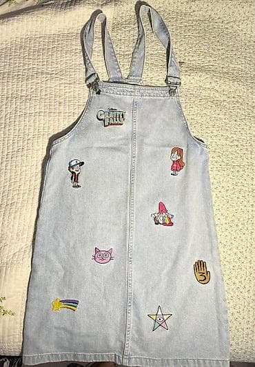 •Продаю миленький джинсовый сарафан в тематике «Гравити Фолз»❤️ На at lalafo.kg •Продаю миленький джинсовый сарафан в тематике «Гравити Фолз»❤️ На