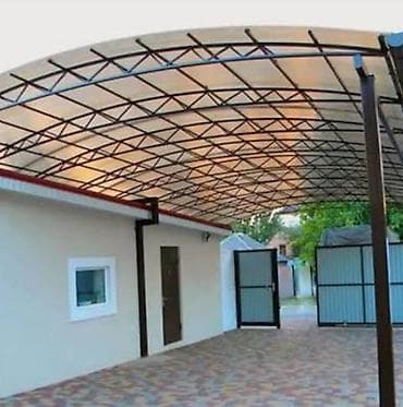 Навесы поликарбонат. сотовый поликарбонат,профилированный at lalafo.kg Навесы поликарбонат. сотовый поликарбонат,профилированный