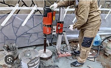 Алмазное бурение бетона и железобетона Профессиональное сверление at lalafo.kg Алмазное бурение бетона и железобетона Профессиональное сверление