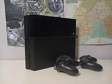 PS4 Fat. Не прошитая, последнее обновление системы. В комплекте 2 at lalafo.kg PS4 Fat. Не прошитая, последнее обновление системы. В комплекте 2