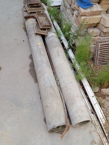 Астбис трубы/бетонные 150ка - Две массивные бетонные трубы at lalafo.kg Астбис трубы/бетонные 150ка - Две массивные бетонные трубы