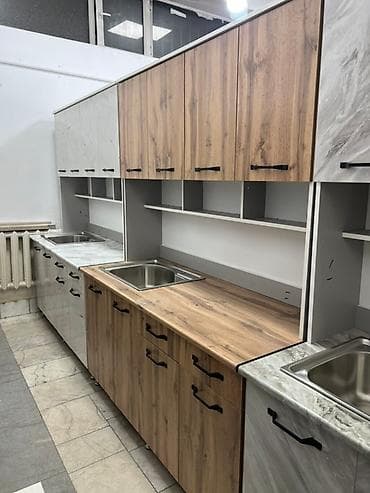 Кухонный гарнитур с мойкой, модульного типа Любые цвета Всегда в at lalafo.kg — 2 Кухонный гарнитур с мойкой, модульного типа Любые цвета Всегда в — 2