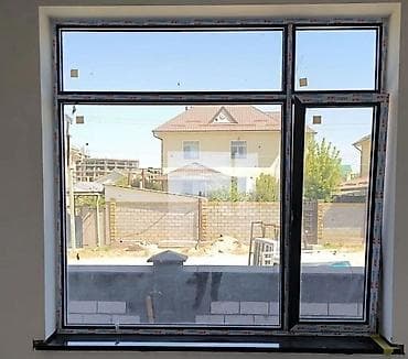 Алюминиевое окно на заказ, Тип окна: Витражные, Мансардные, Панорамные, Декоративные особенности: Декоративный переплет, Бесплатная установка, Без рассрочки at lalafo.kg Алюминиевое окно на заказ, Тип окна: Витражные, Мансардные, Панорамные, Декоративные особенности: Декоративный переплет, Бесплатная установка, Без рассрочки