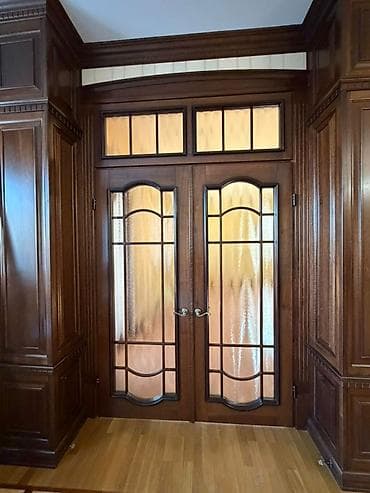 Металл сейф эшиктери: Продается двухстворчатая межкомнатная дверь из массива дерева Орех lalafo.kg да — 1 Металл сейф эшиктери: Продается двухстворчатая межкомнатная дверь из массива дерева Орех — 1