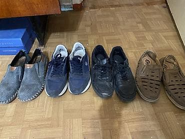 Мужская обувь — набор из нескольких пар разных моделей и стилей at lalafo.kg Мужская обувь — набор из нескольких пар разных моделей и стилей