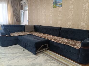 Угловой диван, C подушками at lalafo.kg Угловой диван, C подушками