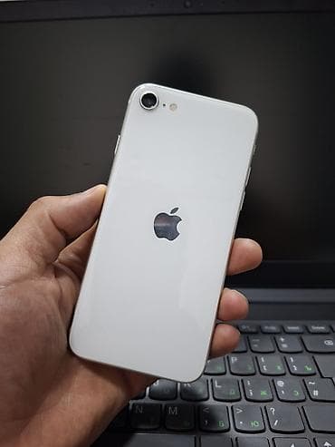 IPhone SE 2022, Б/у, 64 ГБ, Белый, Коробка, 83 % at lalafo.kg IPhone SE 2022, Б/у, 64 ГБ, Белый, Коробка, 83 %