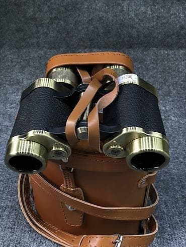Бинокль в ретро-стиле с кожаным кофром - Классическая порро-призма at lalafo.kg Бинокль в ретро-стиле с кожаным кофром - Классическая порро-призма