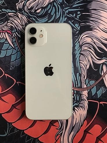 IPhone 12, Б/у, 128 ГБ, Белый, Защитное стекло, Чехол, 87 % at lalafo.kg IPhone 12, Б/у, 128 ГБ, Белый, Защитное стекло, Чехол, 87 %