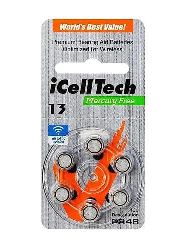 Продаю воздушно цинковые батарейки для слуховых аппаратов и кохлеарных at lalafo.kg Продаю воздушно цинковые батарейки для слуховых аппаратов и кохлеарных