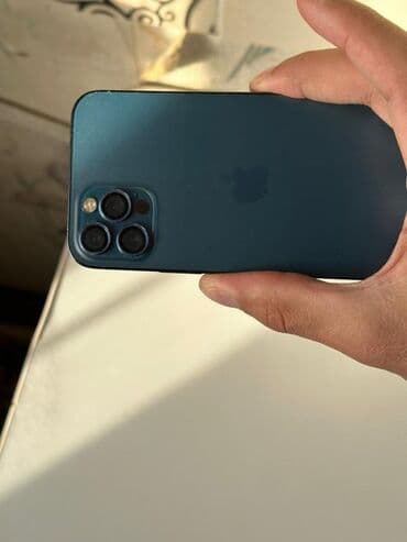 IPhone 12 Pro, Новый, 128 ГБ, Pacific Blue, Зарядное устройство, Защитное стекло, Чехол, 72 % at lalafo.kg IPhone 12 Pro, Новый, 128 ГБ, Pacific Blue, Зарядное устройство, Защитное стекло, Чехол, 72 %
