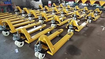 Ручная гидравлическая тележка (рохля) для поддонов - at lalafo.kg Ручная гидравлическая тележка (рохля) для поддонов -