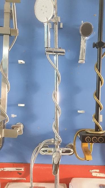 Суу аралаштыргычтар: Ванна жана душ үчүн суу аралаштыргыч, Тропикалык душ, Орнотуу: Сырткы монтаж, Материалы: Дат баспас болот, Функциялар: Функциялары жок lalafo.kg да — 6 Суу аралаштыргычтар: Ванна жана душ үчүн суу аралаштыргыч, Тропикалык душ, Орнотуу: Сырткы монтаж, Материалы: Дат баспас болот, Функциялар: Функциялары жок — 6