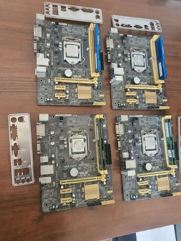 Bunyod Продажа Комплектующих для ПК: Материнская плата, Б/у, Asus, LGA1150, Micro-ATX, Для ПК at lalafo.kg Bunyod Продажа Комплектующих для ПК: Материнская плата, Б/у, Asus, LGA1150, Micro-ATX, Для ПК