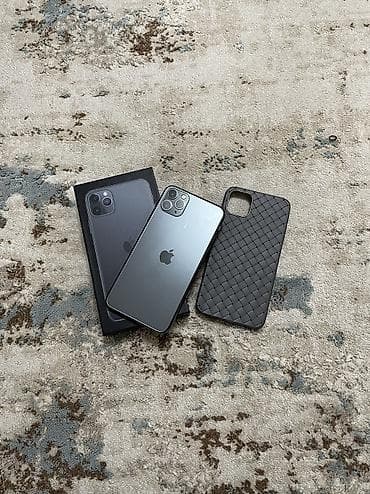 IPhone 11 Pro Max, Б/у, 256 ГБ, Space Gray, Защитное стекло, Чехол, Коробка, 87 % at lalafo.kg IPhone 11 Pro Max, Б/у, 256 ГБ, Space Gray, Защитное стекло, Чехол, Коробка, 87 %