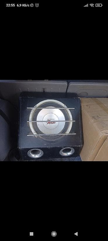 Сабвуфер в корпусе для авто - Тип: пассивный сабвуфер в at lalafo.kg Сабвуфер в корпусе для авто - Тип: пассивный сабвуфер в