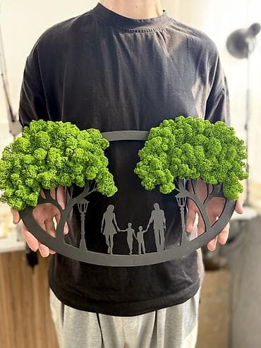 Панно «Семья» Фито-декор, который прекрасно впишется в любой at lalafo.kg Панно «Семья» Фито-декор, который прекрасно впишется в любой