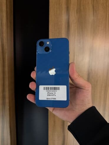 IPhone 13, Б/у, 256 ГБ, Синий, 87 % at lalafo.kg IPhone 13, Б/у, 256 ГБ, Синий, 87 %