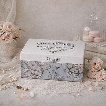 Декоративная шкатулка ручной работы в винтажном стиле - Назначение at lalafo.kg Декоративная шкатулка ручной работы в винтажном стиле - Назначение