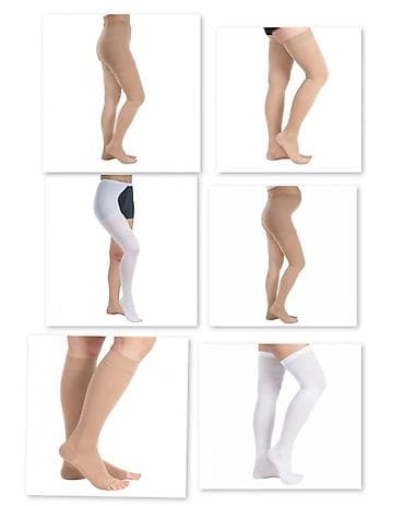 Медицинский компрессионный трикотаж для ног. Варианты изделий: - at lalafo.kg Медицинский компрессионный трикотаж для ног. Варианты изделий: -